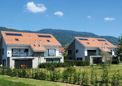 Ferblanterie couverture toiture villas jumelle la rippe