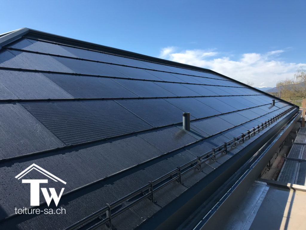 Panneaux photovoltaÏque toiture Soltop