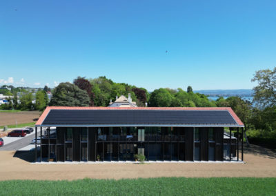 Rénovation de la toiture avec installation de panneau solaire à Tolochenaz pour la fondation Nicati
