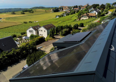 Rénovation d’un toit d’une maison à Yens