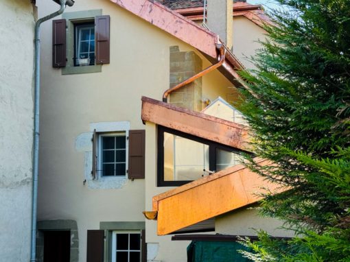 Rénovation maison communale sur Arnex-sur-Nyon