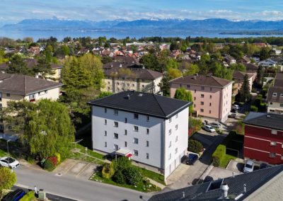Réfection de la toiture d&rsquo;un bâtiment à Gland, Vaud