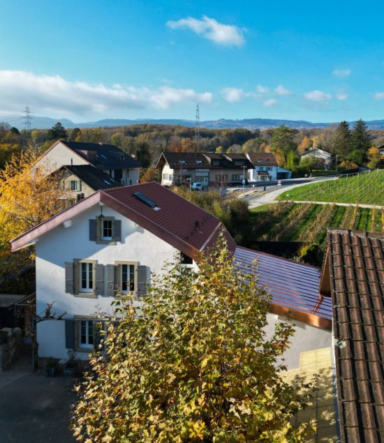 Réfection de la toiture à Vich