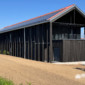 Toiture Willy, ferblanterie avec panneau solaire et vue sur le balcon