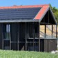Toiture Willy, ferblanterie avec zoom sur le panneau solaire