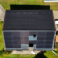 Rénovation avec photovoltaïque, gouttières et virevents