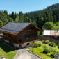 Chalet à Saint-Cergue en travaux de toiture