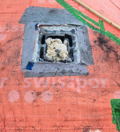 La cheminée en rénovation par Willy Toiture