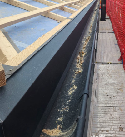 Gouttière rénovée par Willy Toiture