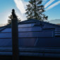 Panneaux solaires d'une toiture écologique
