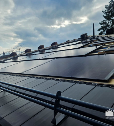 Rénovation du toit d'une maison à Founex