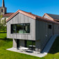 Construiction de nouveaux toits pour une villa à Mannens, Fribourg