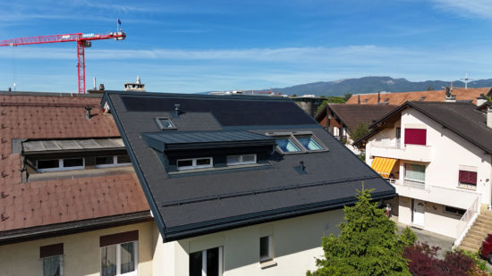 Vur sur les nouvelles tuiles, ferblanterie et velux à Gland