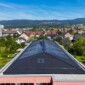 Vue sur la nouvelle toiture velux et photovoltaïque